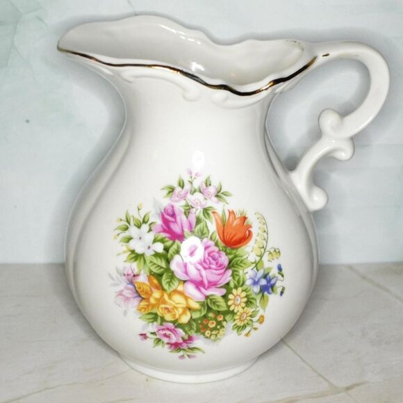 Vintage Small Decorative Pitcher Made In Japan - Picture 1 of 6